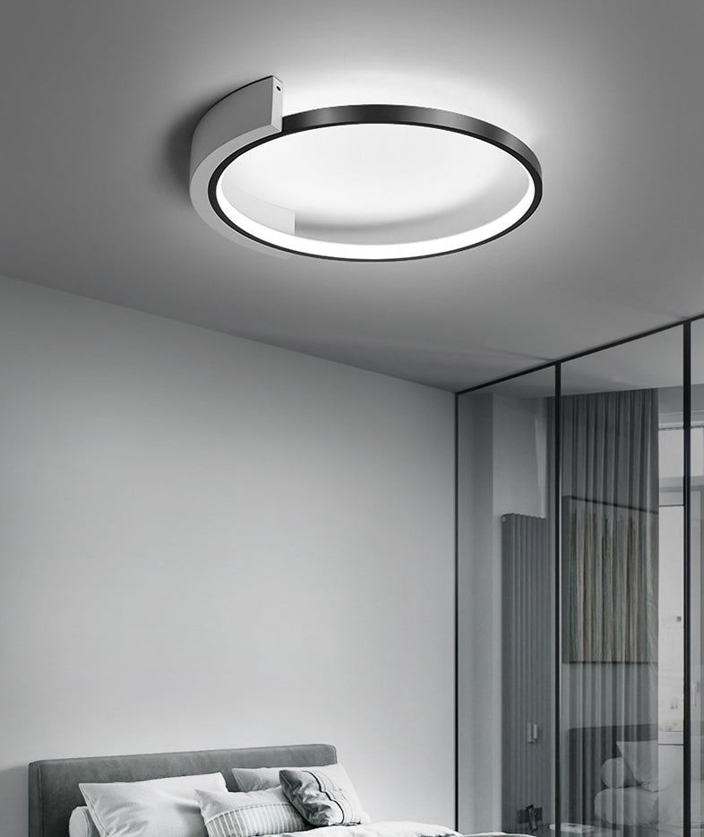 Arch-ronde Mount Light Fixtures Metal Modern Simplicity Flush Ceiling Light Fixtures for Bedroom