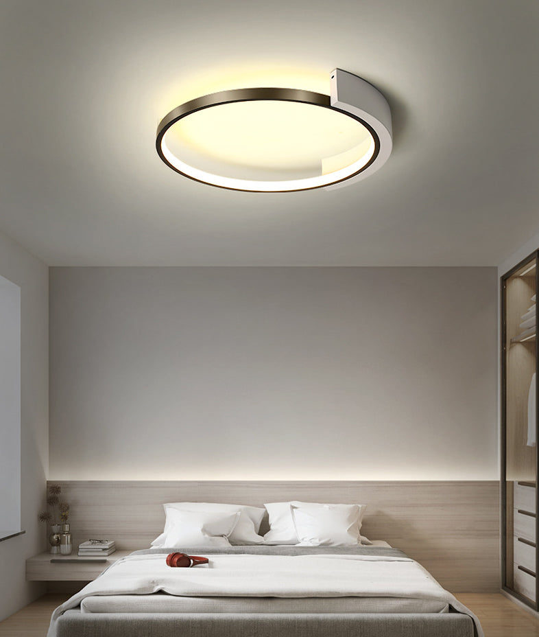 Arch-ronde Mount Light Fixtures Metal Modern Simplicity Flush Ceiling Light Fixtures for Bedroom
