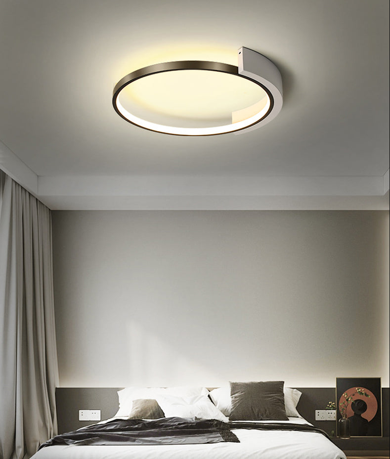 Arch-ronde Mount Light Fixtures Metal Modern Simplicity Flush Ceiling Light Fixtures for Bedroom