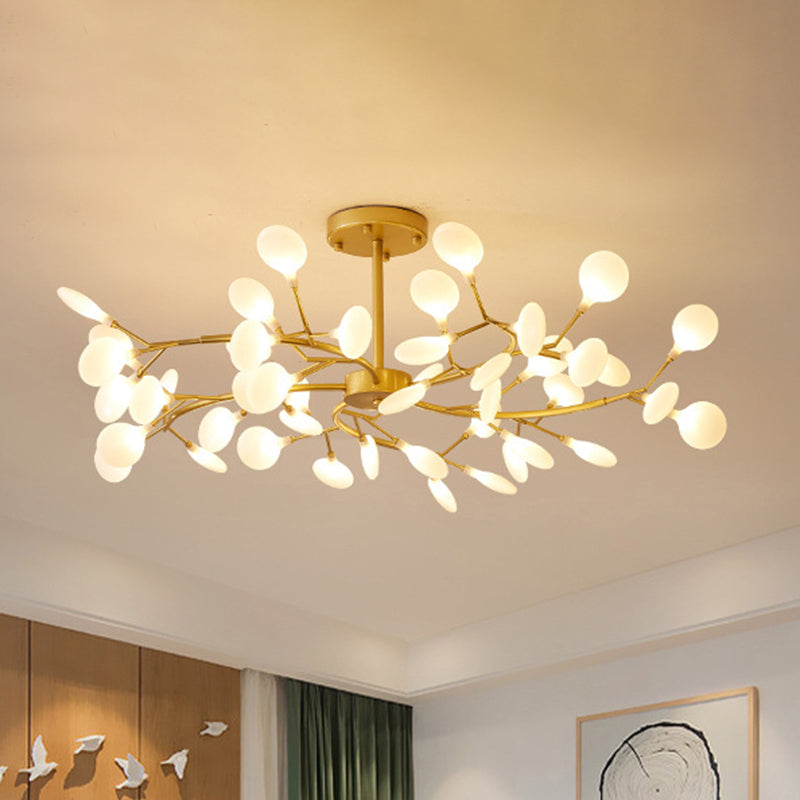 Lampade del lampadario spray Light Freersons Modern Minimalist Style Light con ombra acrilica per soggiorno