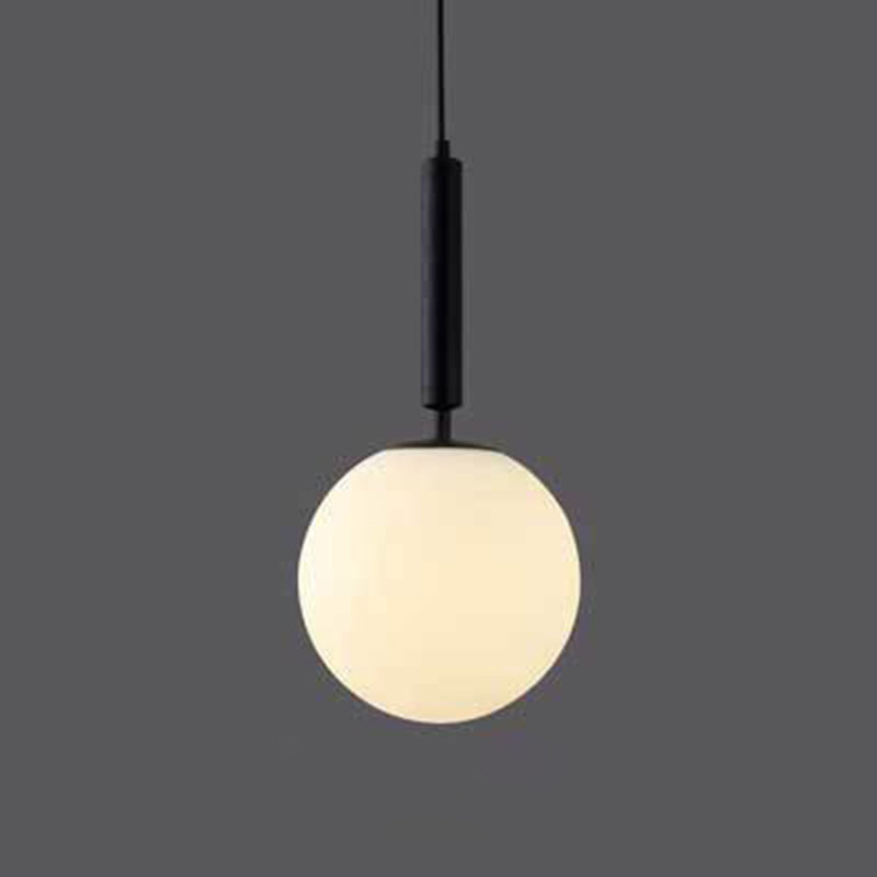Planet Ceiling Pendant Light Postmodern Glass 1-Light Bedroom Pendulum Lighting
