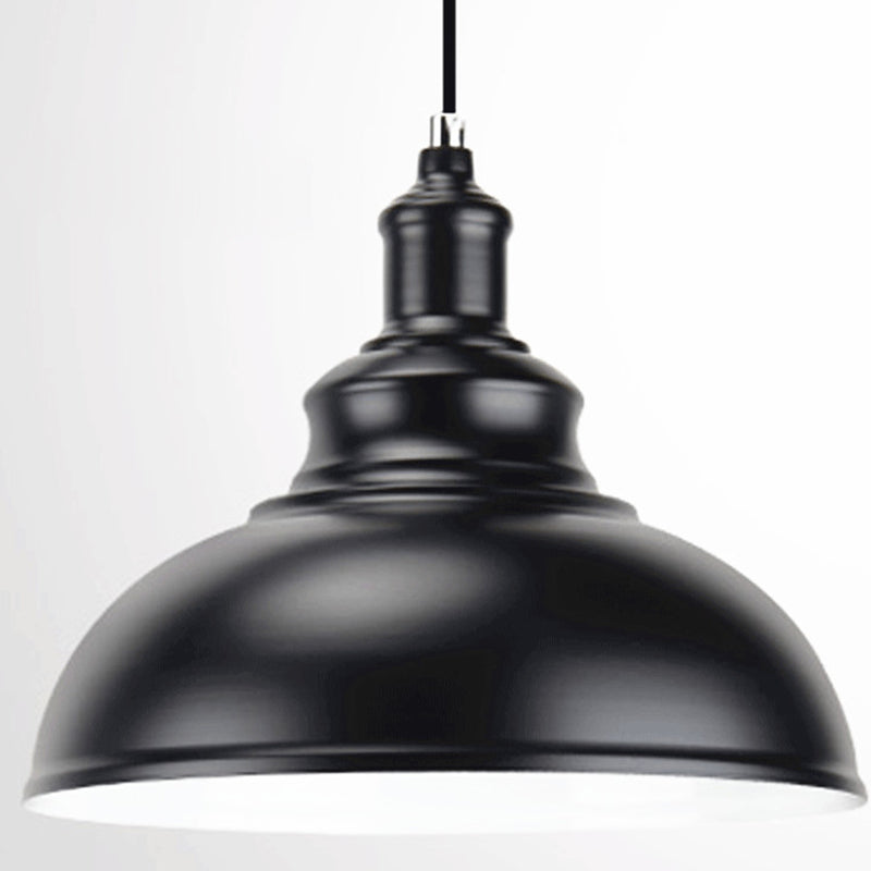 1 Luce a cupola a cupola lampade appesa a un soffitto in metallo in stile industriale per ristorante