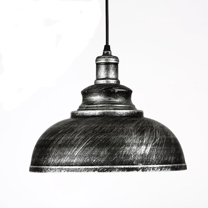 1 Luce a cupola a cupola lampade appesa a un soffitto in metallo in stile industriale per ristorante