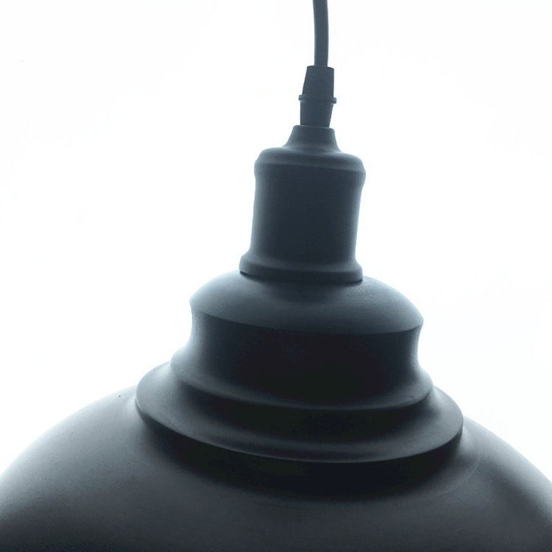 1 Luce a cupola a cupola lampade appesa a un soffitto in metallo in stile industriale per ristorante