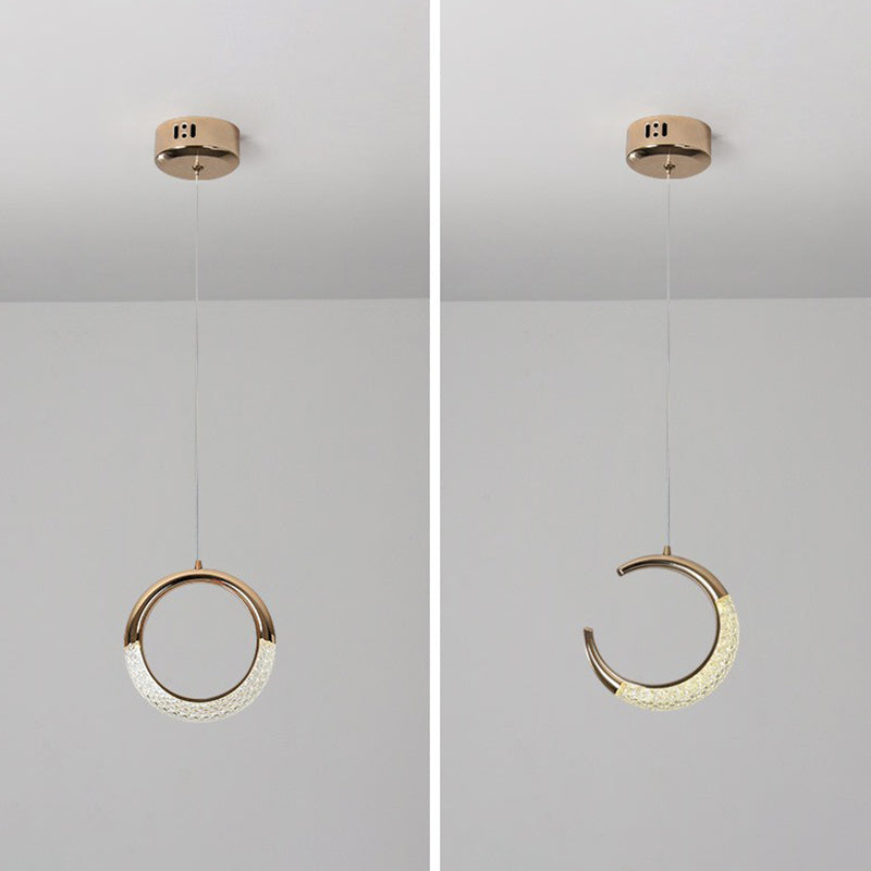 Moderner minimalistischer Stil hängender Anhänger Lichter Metal 1 Licht Anhänger Lichter für Wohnzimmer