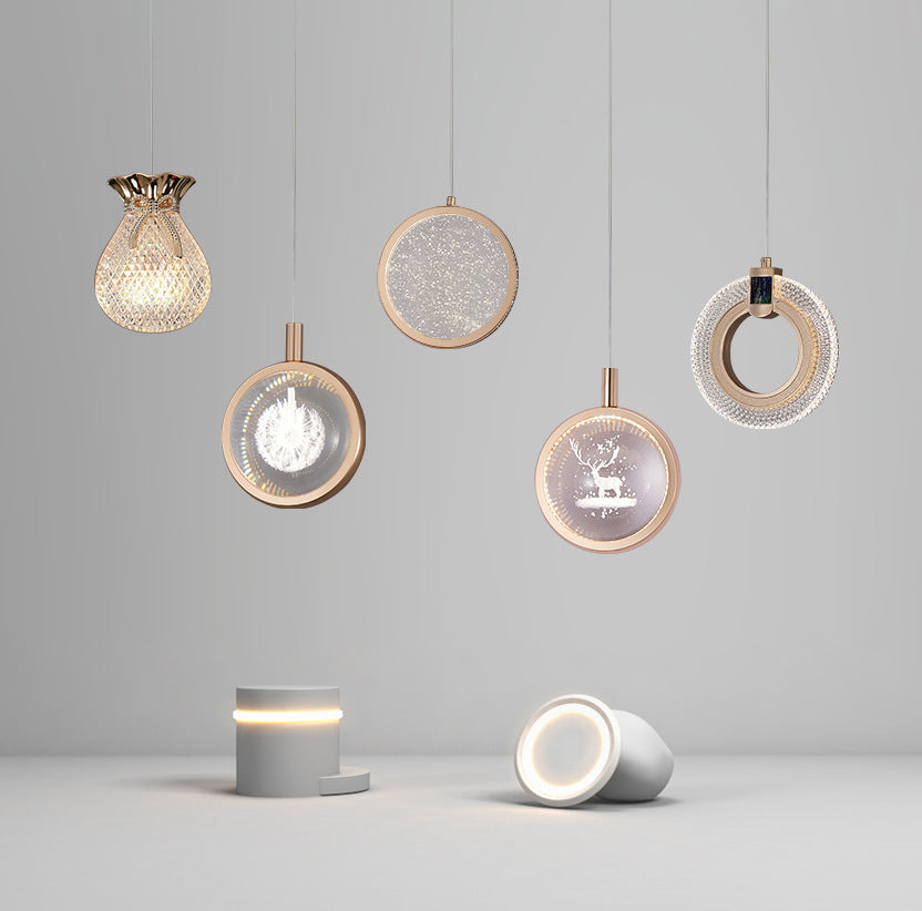 Moderner minimalistischer Stil hängender Anhänger Lichter Metal 1 Licht Anhänger Lichter für Wohnzimmer