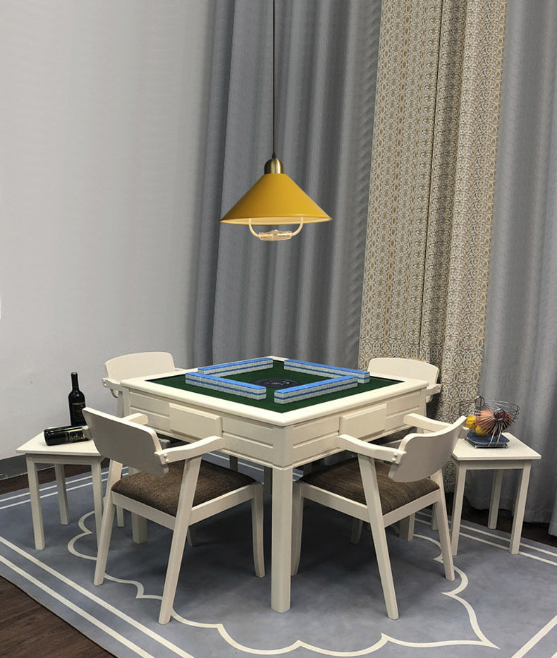 Metal Tapered Hanging Light Nordic Style 1 Light Restaurant Ceiling Pendant Lamp with Hand Pull Off