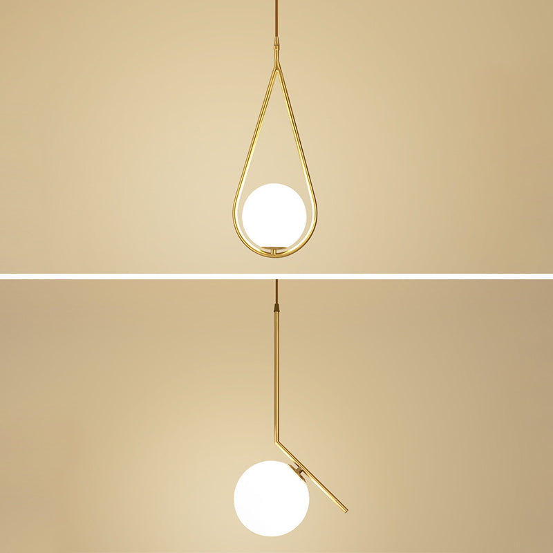 1 clair plafonnier suspendu moderne plafonnier en verre blanc moderne avec cordon suspendu pour restaurant