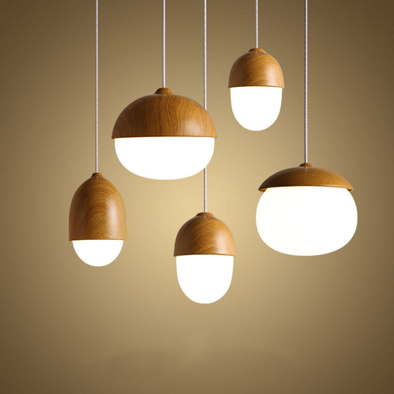 1 leichte hängende Lichter moderne einfache Wasserglasdecke für das Restaurant