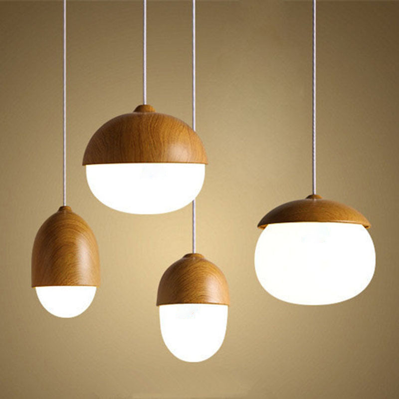 1 leichte hängende Lichter moderne einfache Wasserglasdecke für das Restaurant