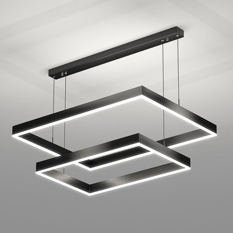 Iluminación de colgante estructurado negro mate lámpara de led metal para sala de estar para sala de estar