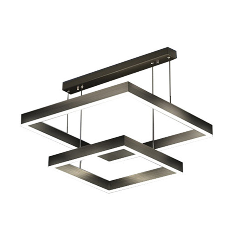 Iluminación de colgante estructurado negro mate lámpara de led metal para sala de estar para sala de estar