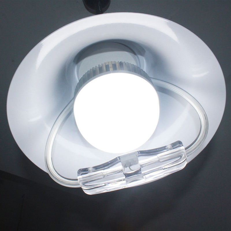 Luz de colgante en forma de campana negra lámpara de suspensión de metal de 1 bombilla nórdica con cable elástico y mango