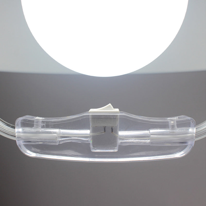 Schwarz-Bell-förmige hängende leichte nordische 1-Sperren-Metall-Suspensions-Lampe mit elastischer Kabel und Griff