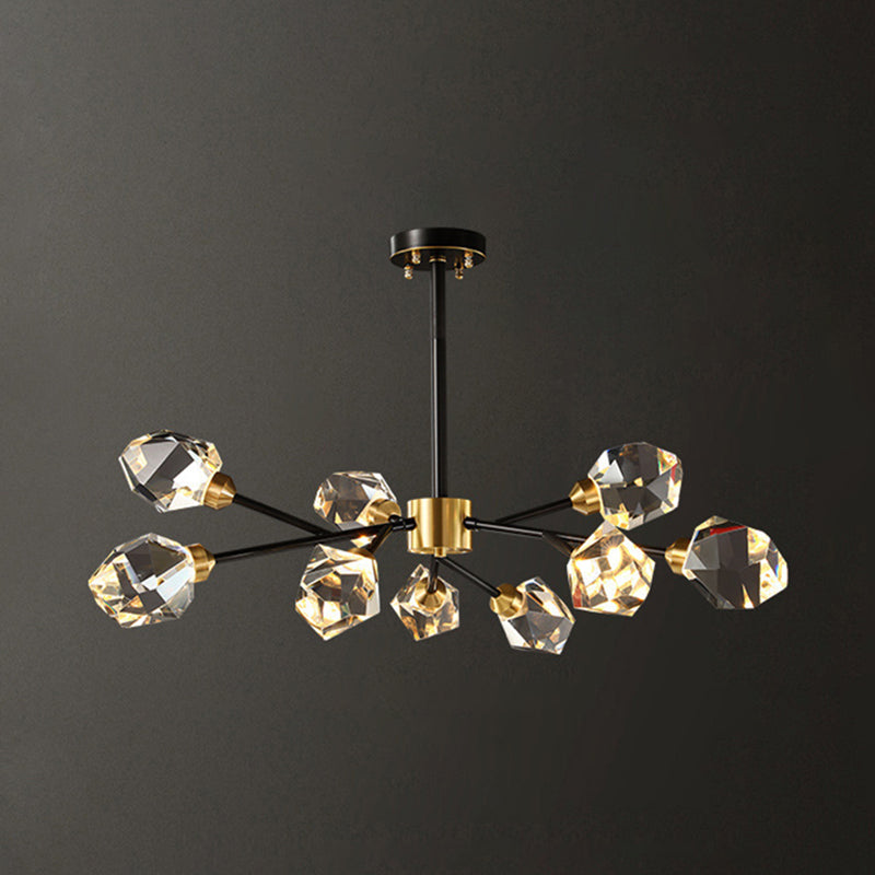 Modern Minimalist Style Spray Hanging Pendant Lights Crystal Pendant Lamp for Living Room