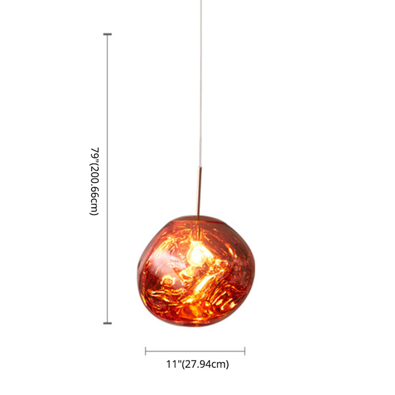Lava Globe Hanging Light Novel minimalistische Acryl 1-Licht-Anhänger für das Restaurant