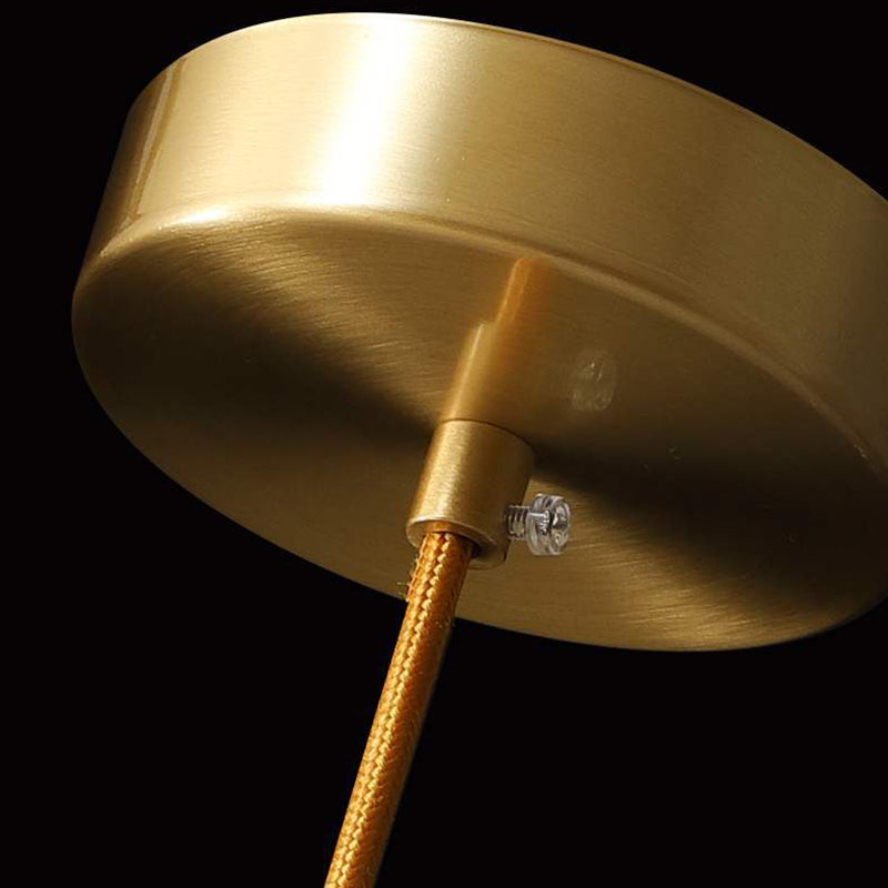 Moderner minimalistischer Stil Globe Einzelanhänger Kristall 1 Licht Anhänger Licht für Esszimmer