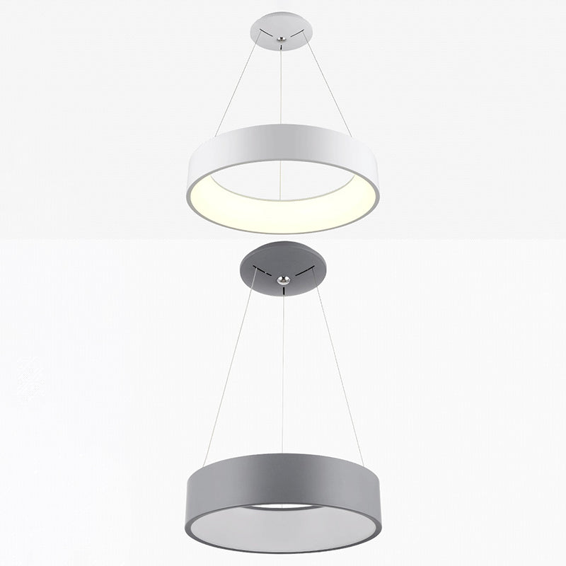 Modern de lámparas de colgante de colgante de estilo minimalista de estilo acrílico colgante de techo acrílico para sala de estar