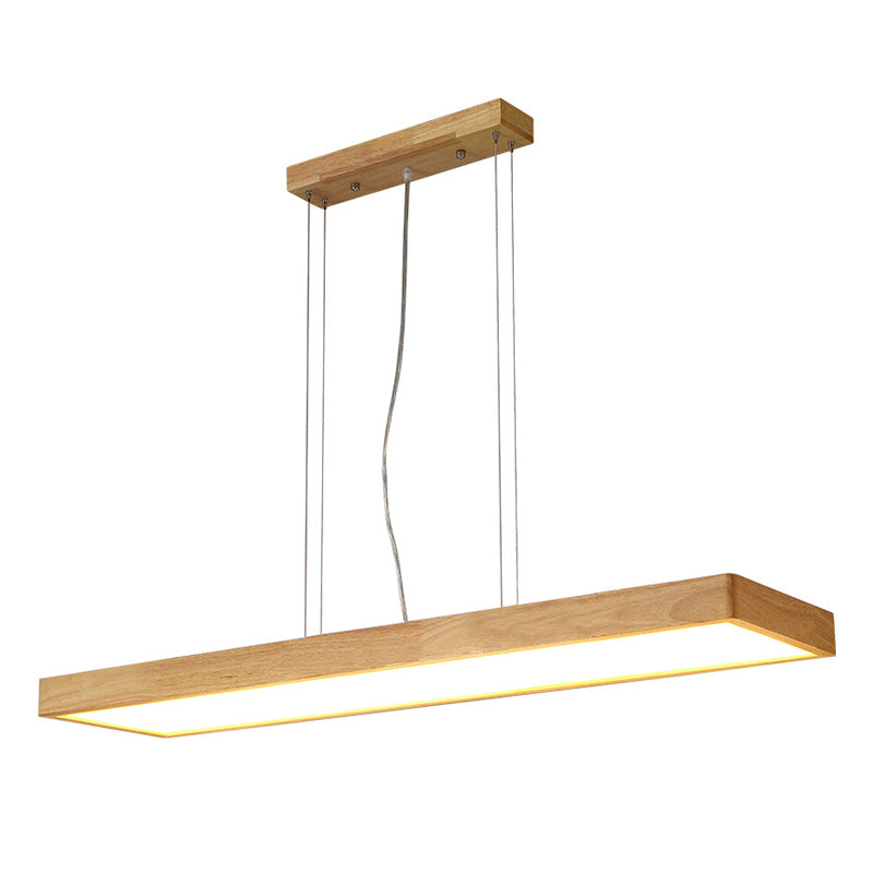 Lámparas de colgante de madera para el comedor