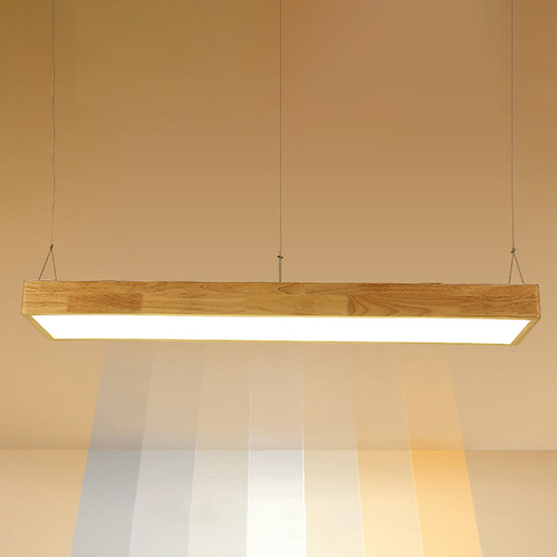 Lámparas de colgante de madera para el comedor