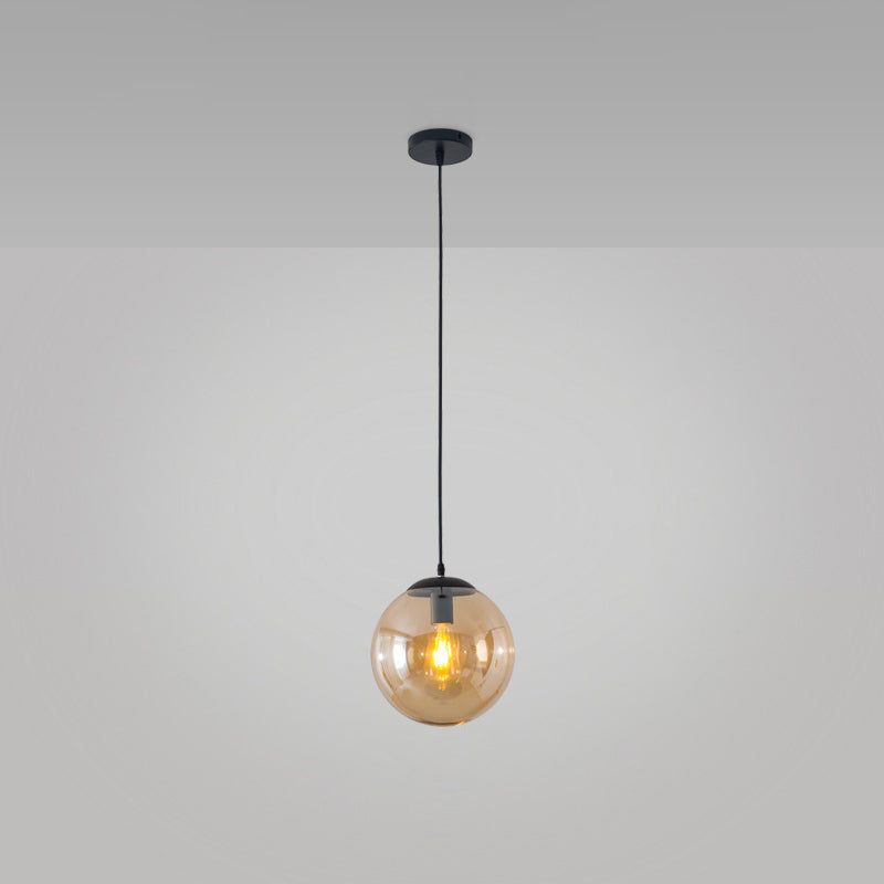 Vetro trasparente sferico minimalista contemporaneo 1 piede chiara 1 piega per il soffitto appeso per tavolo da pranzo