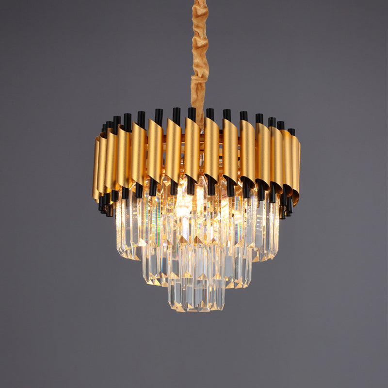 Luz de techo de cristal contemporánea de lámpara de 6 luces para el comedor