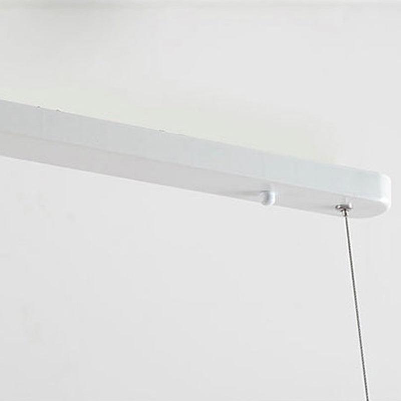 Modern 3-Light White Island Lighting Design for Dining Room