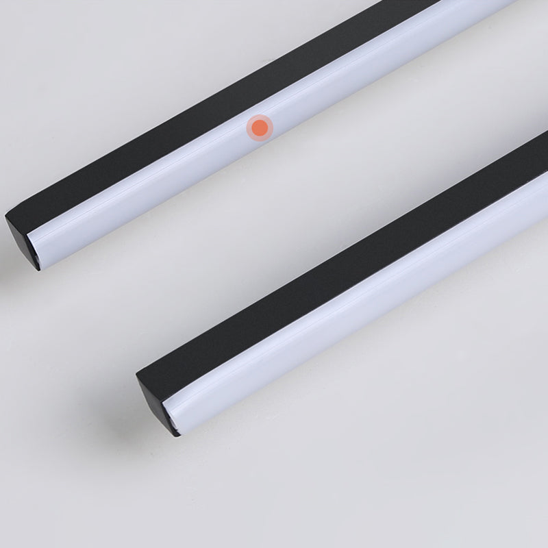 Lignes parallèles LED encastré simplicité acrylique Ultra-mince couloir éclairage monté au plafond