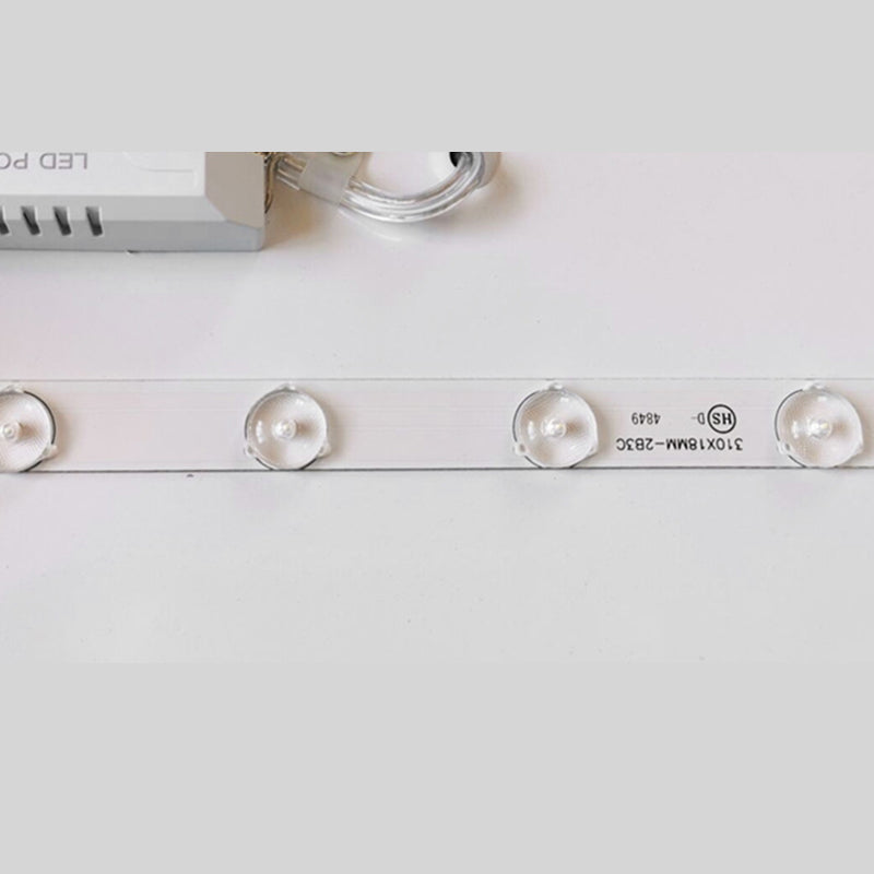 Modern Rectangle Pendant Lighting Fixture Metal Hanging Lamps