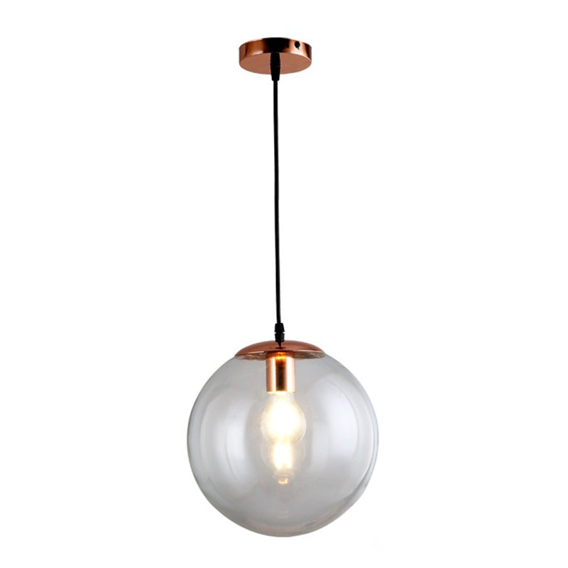 1 Light Spherical Pendant Lighting Modern simplicity Glass Pendant Ceiling Lights for Restaurant
