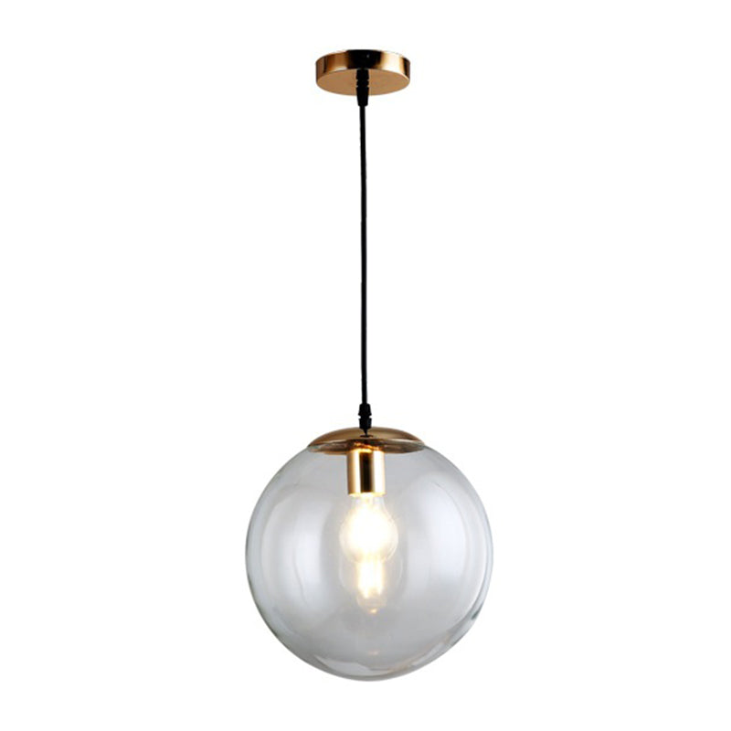 1 Light Spherical Pendant Lighting Modern simplicity Glass Pendant Ceiling Lights for Restaurant