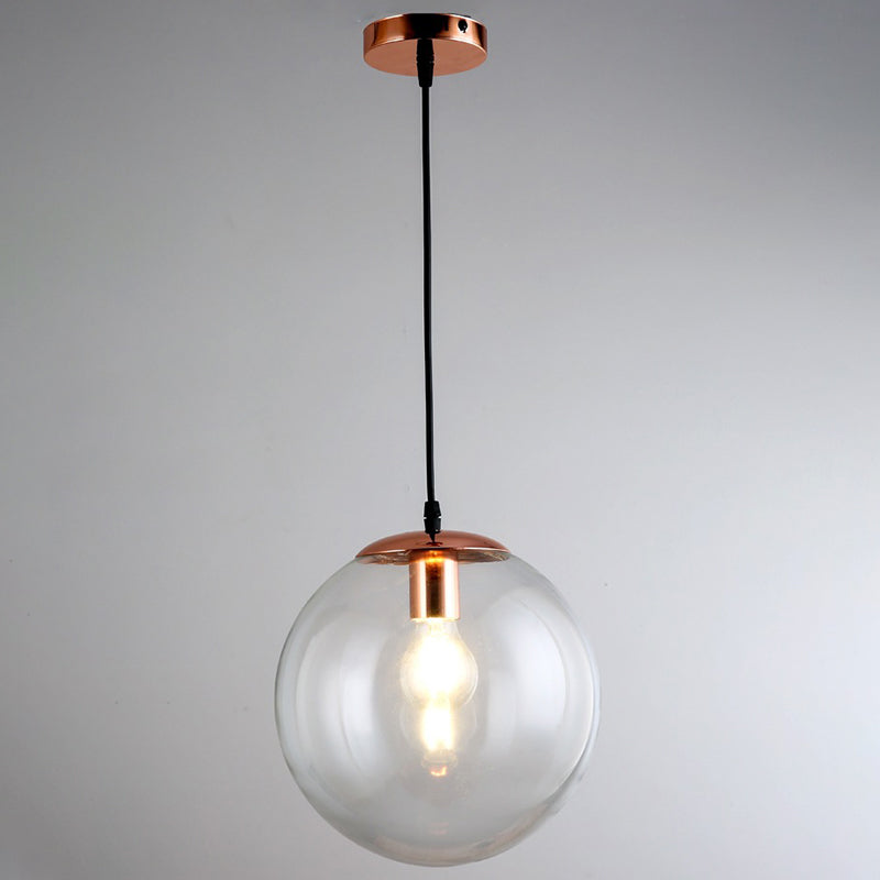 1 Light Spherical Pendant Lighting Modern simplicity Glass Pendant Ceiling Lights for Restaurant