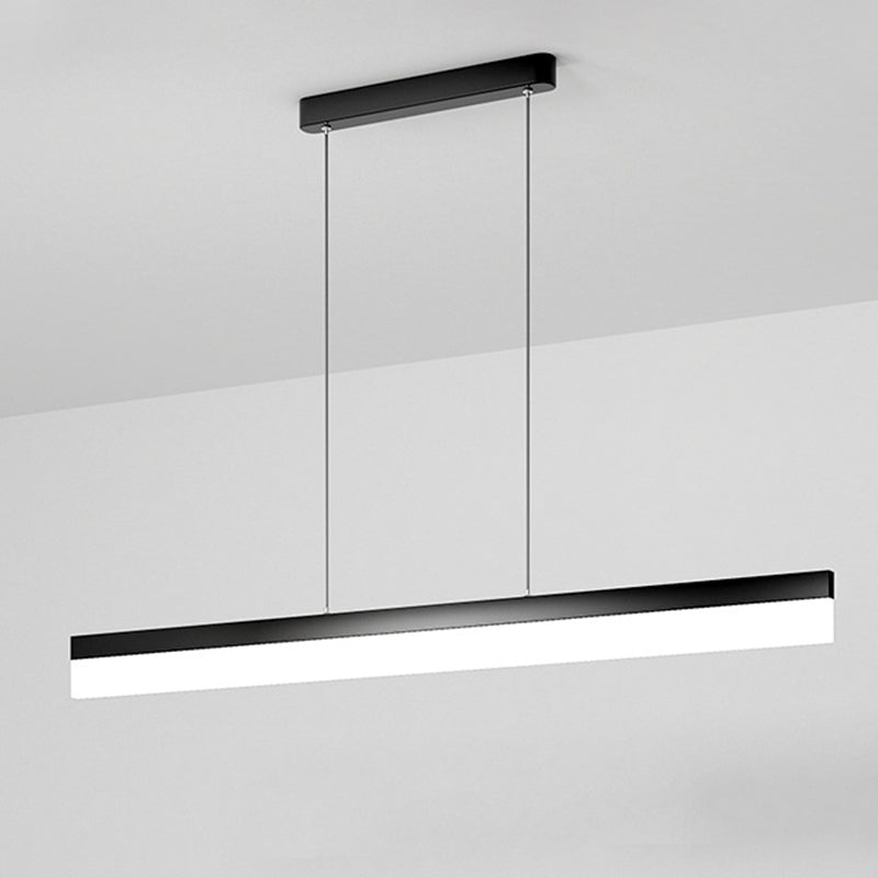 Modern Minimalist Style Linear Pendant Lighting Fixture Acrylic Hanging Lamps for Living Room