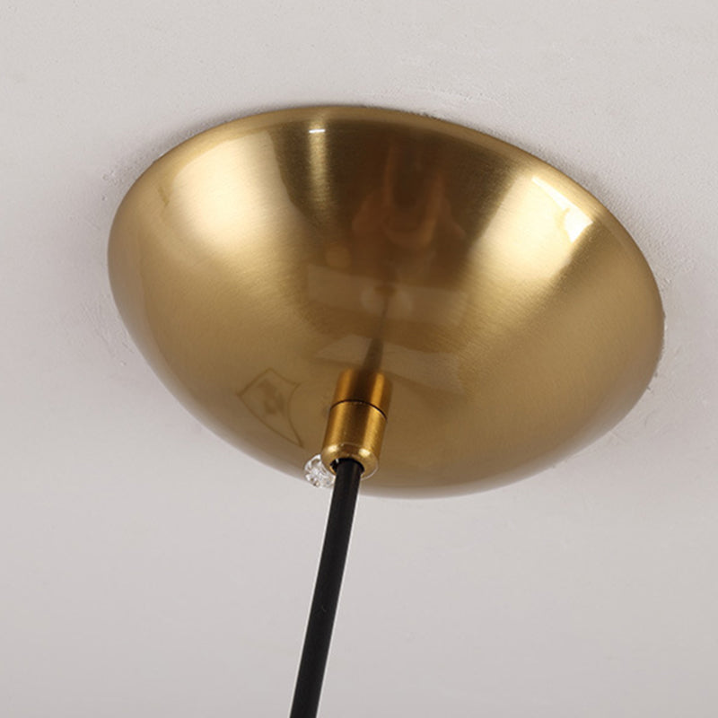 Round Hanging Pendant Lights Modern Simple White Glass Pendant Ceiling Lights for Restaurant