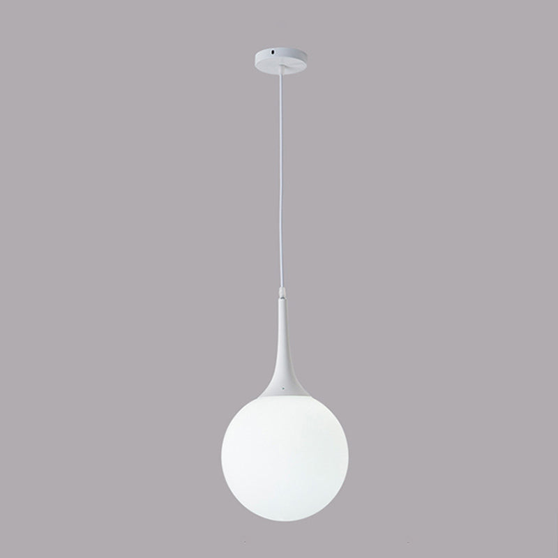 Glass Ball Hanging Ceiling Light Simplicity Pendant Lighting Fixture for Dinning Room