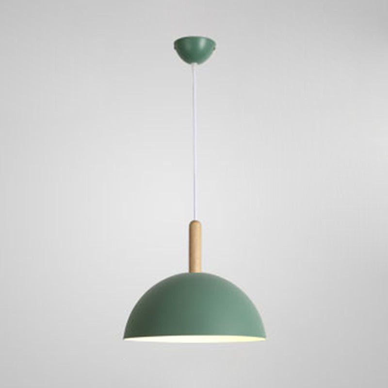 Dome Esszimmer Down Lighting Anhänger Metal Moderne Stil Anhänger Beleuchtung