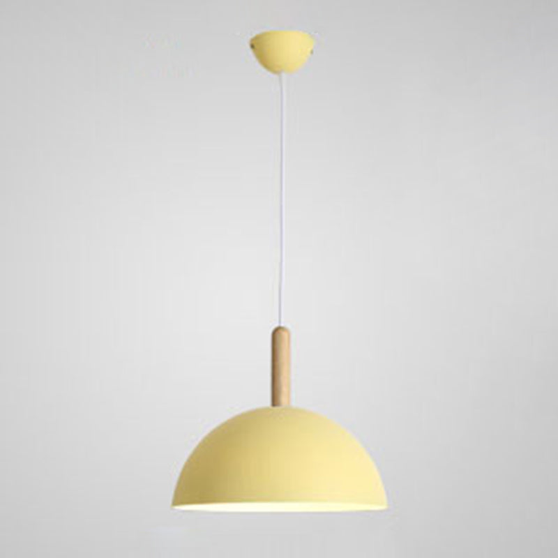 Dome Esszimmer Down Lighting Anhänger Metal Moderne Stil Anhänger Beleuchtung