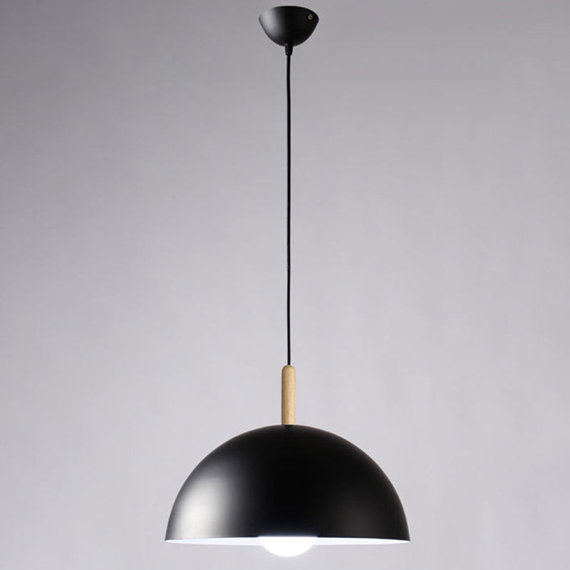 Dome Esszimmer Down Lighting Anhänger Metal Moderne Stil Anhänger Beleuchtung