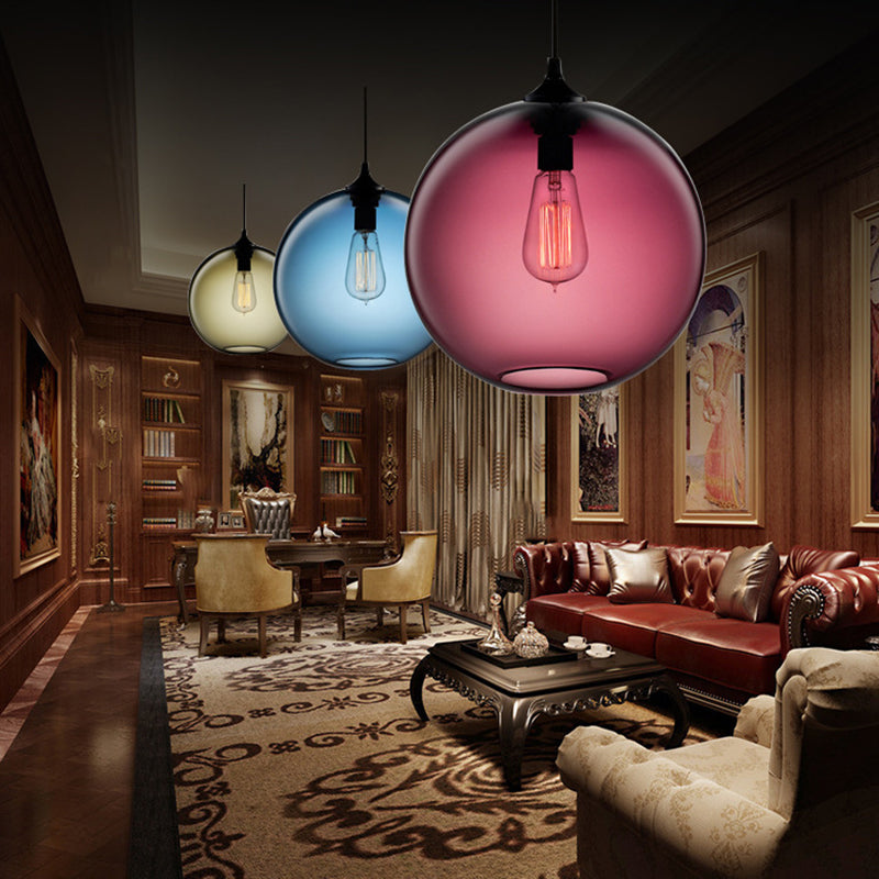 Glaskugel Anhänger Light Kit zeitgenössischer Stil Anhänger Deckenleuchte für Esszimmer