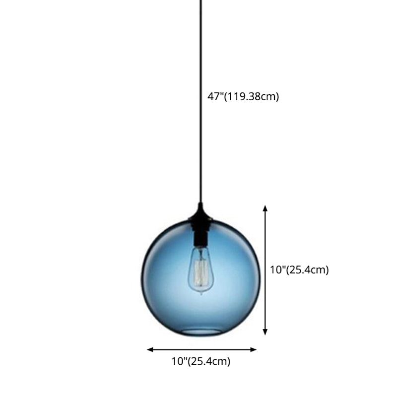 Glaskugel Anhänger Light Kit zeitgenössischer Stil Anhänger Deckenleuchte für Esszimmer