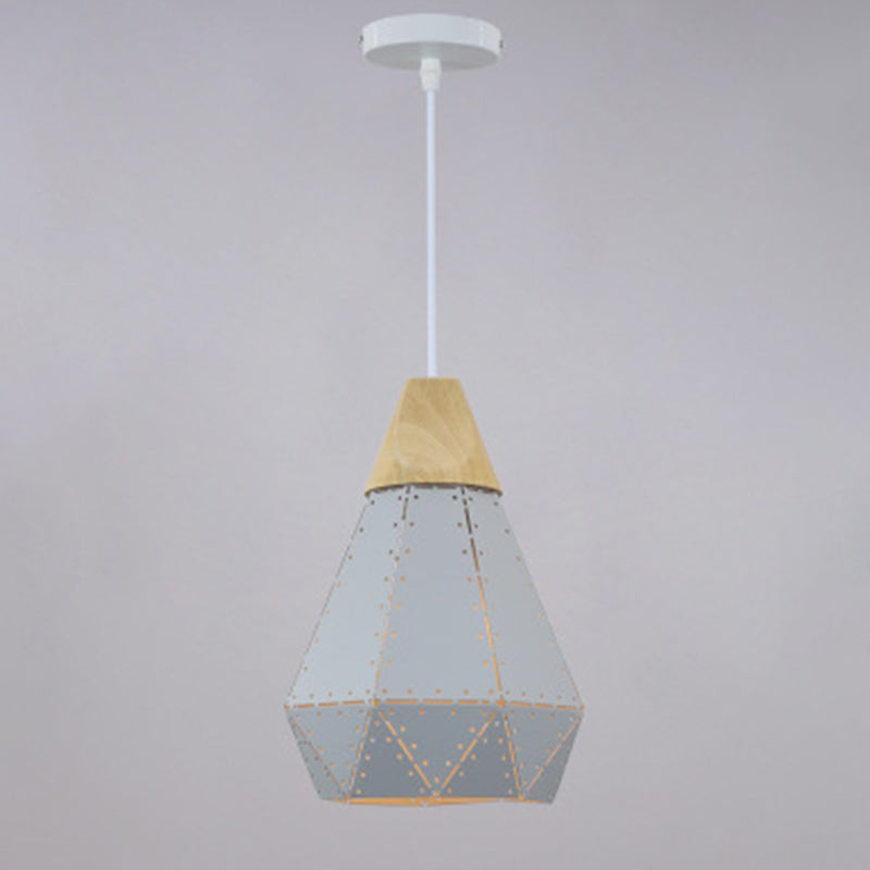 Metall Diamond Hanging Lamp Kit Moderner Stil Down Lighting Anhänger für Esszimmer