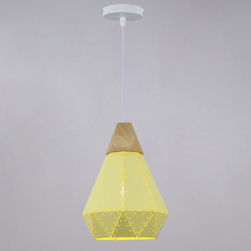 Metall Diamond Hanging Lamp Kit Moderner Stil Down Lighting Anhänger für Esszimmer