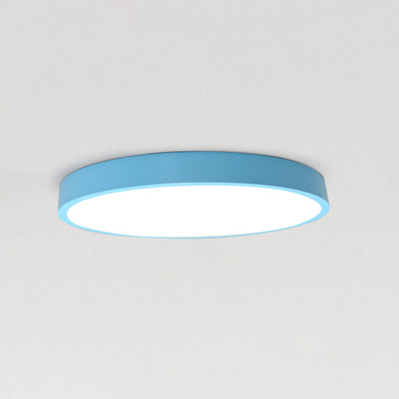 Lámparas de techo de montaje empotrado de estilo minimalista moderno, lámpara de techo empotrada de acrílico de 1 luz para sala de estar