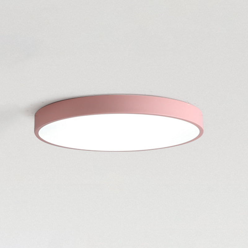 Lámparas de techo de montaje empotrado de estilo minimalista moderno, lámpara de techo empotrada de acrílico de 1 luz para sala de estar