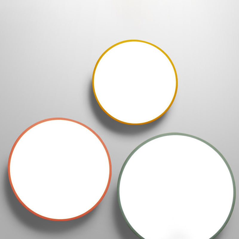 Lámparas de techo de montaje empotrado de estilo minimalista moderno, lámpara de techo empotrada de acrílico de 1 luz para sala de estar