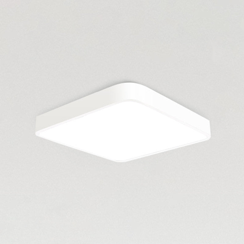Lámparas de techo de montaje empotrado de estilo minimalista moderno, lámpara de techo empotrada de acrílico de 1 luz para sala de estar