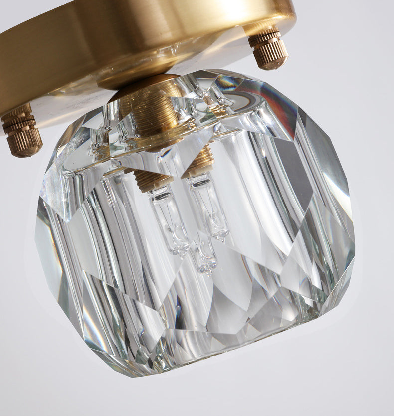 Modern Globe Flush Mount Ceiling Light Fixtures Glass 1 Light Flush Light