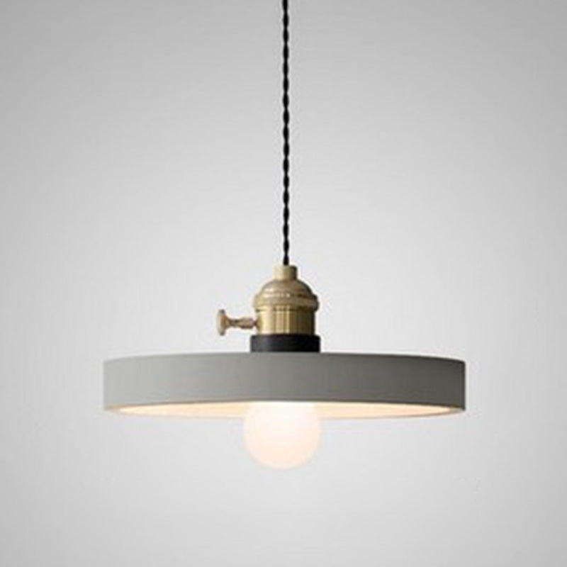 Brass Lamp Holder Cement Hanging Light 1-Light Nordic Simplicity Style Creative Lighting Pendant for Bedroom