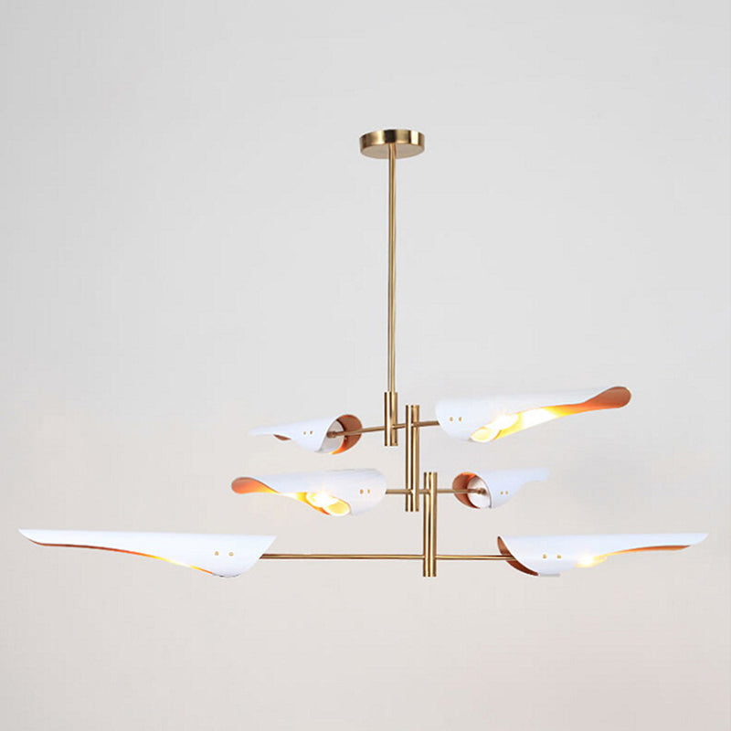 Shaded Living Room Ceiling Pendant Light Metal Simplicity Pendant Lighting Fixture