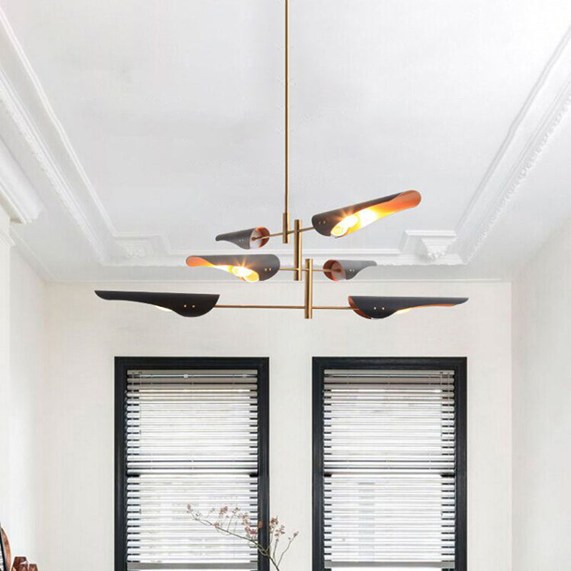 Shaded Living Room Ceiling Pendant Light Metal Simplicity Pendant Lighting Fixture